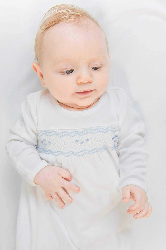 Nella Baby Boy Pima Cotton Gown