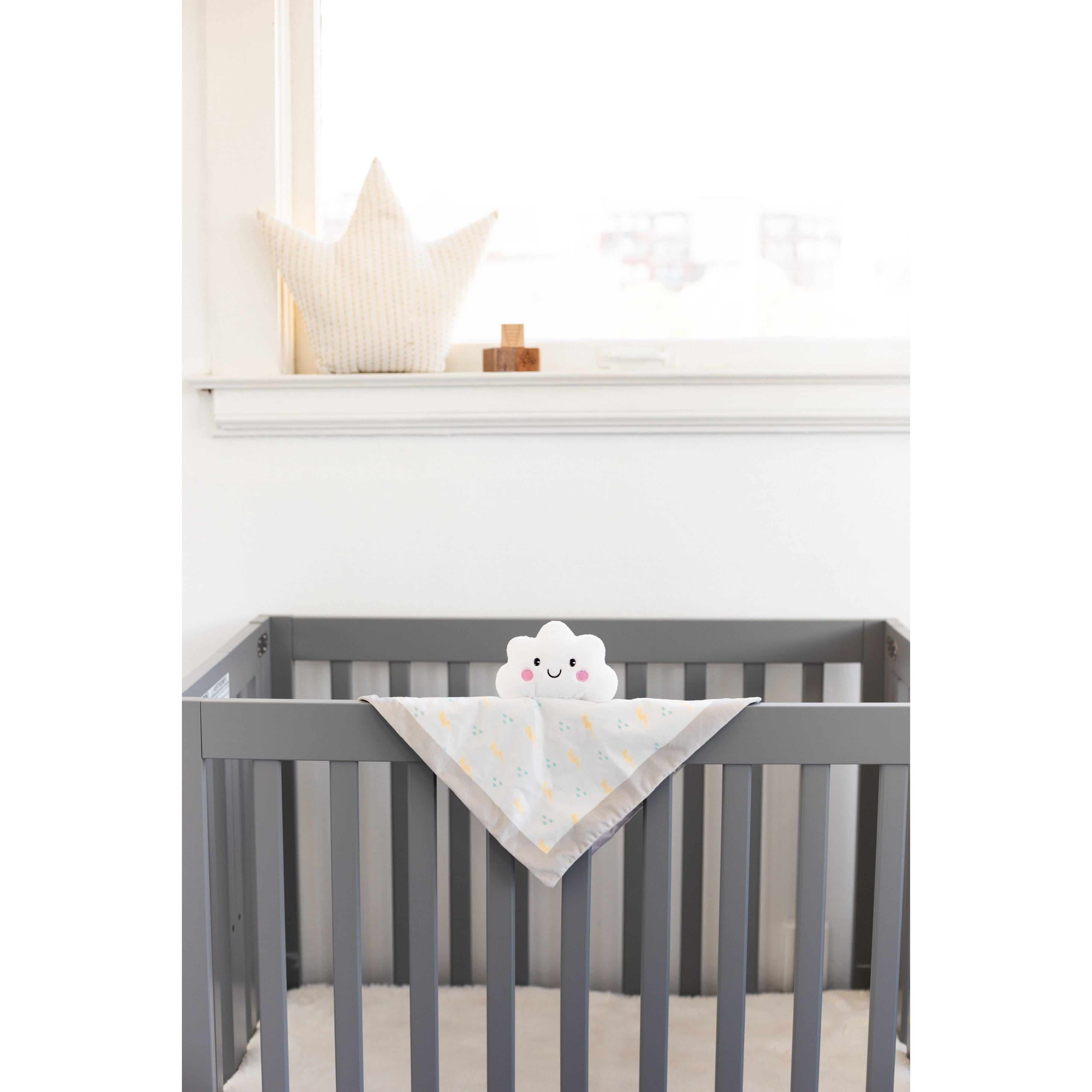 White Cloud Lovey Security Blanket