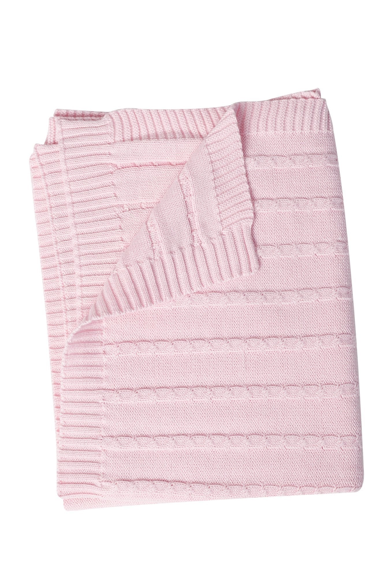 Baby Pima Cotton Cable Knit Blanket