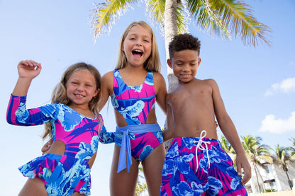 Girls Cape Juniper One Piece Swimsuit