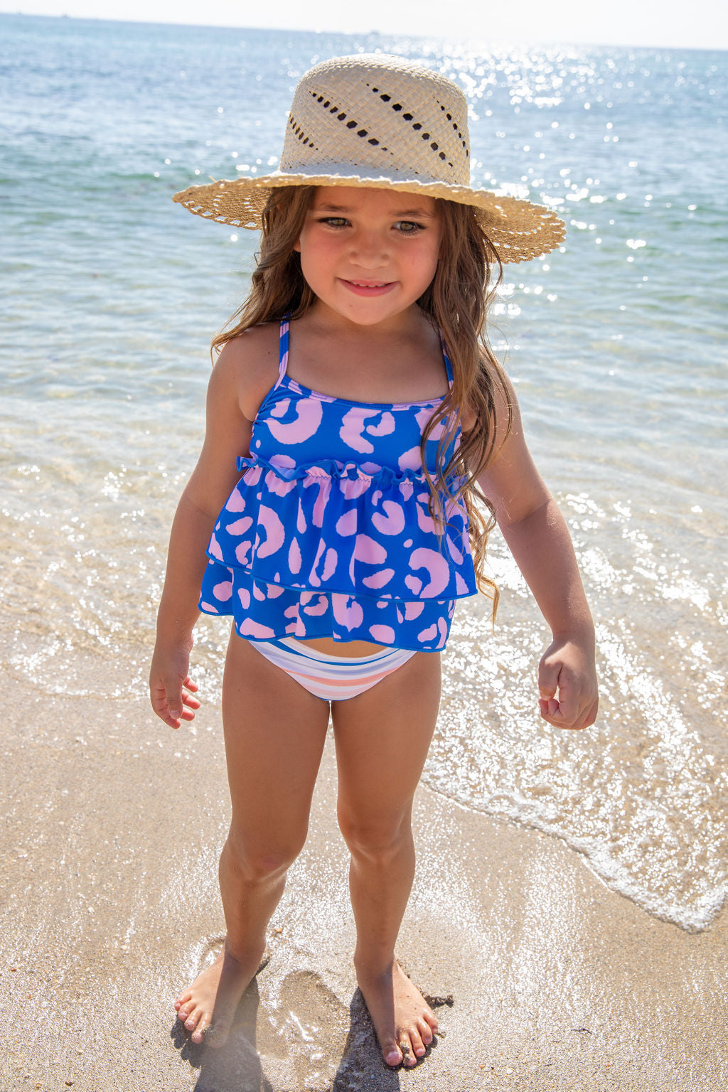 Girls Crowne Caribbean Two Piece Swimsuit