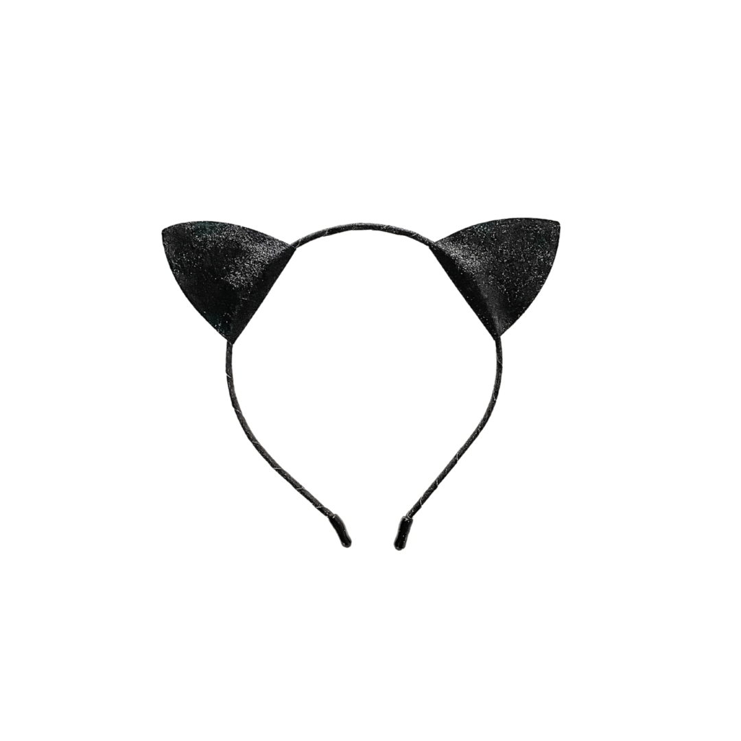 Black cat ears headband 